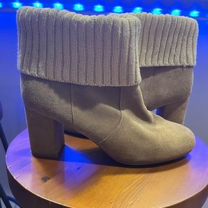 Ankle Boot with Sweater Detail